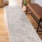 World Rug Gallery Contemporary Geometric Weather Resistant Indoor/Outdoor Runner Rug 2' x 7' Beige 4028BEIGE2X7 - alternate 9